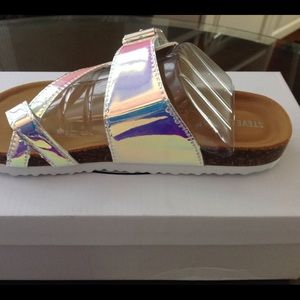 Kids iridescent spring/summer sandals